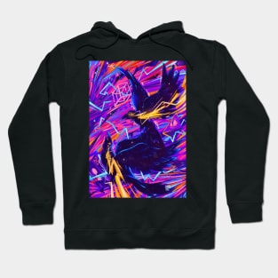 Colorful Raven Hoodie